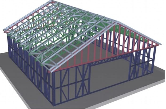 lgsf steel frame 3d design glasgow by ISF Systems