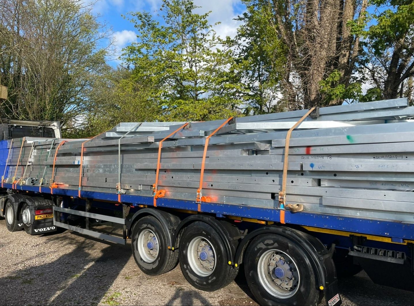 lgsf steel frame delivery glasgow by ISF Systems