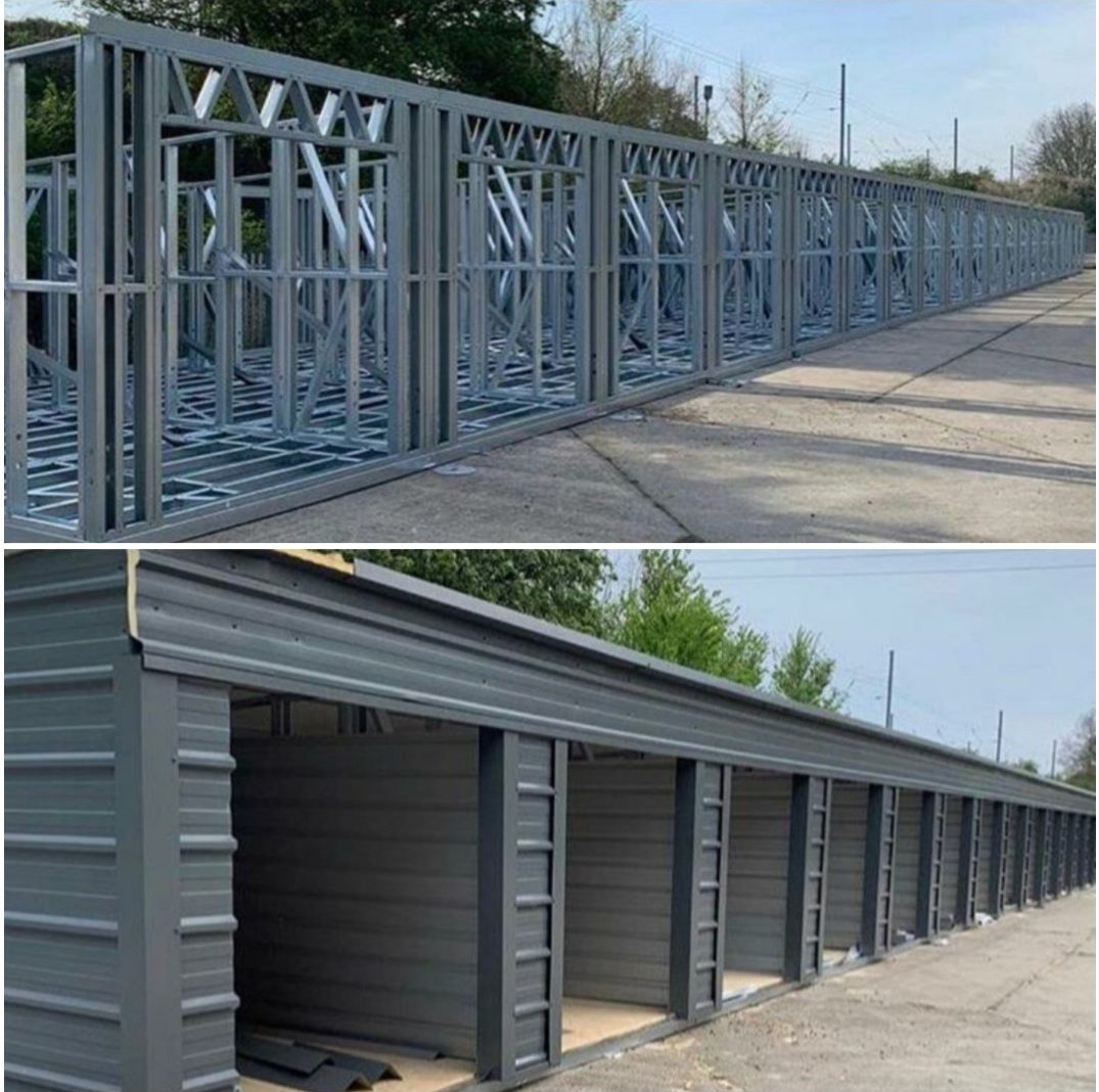 commercial steel frame storage units glasgow by ISF Systems