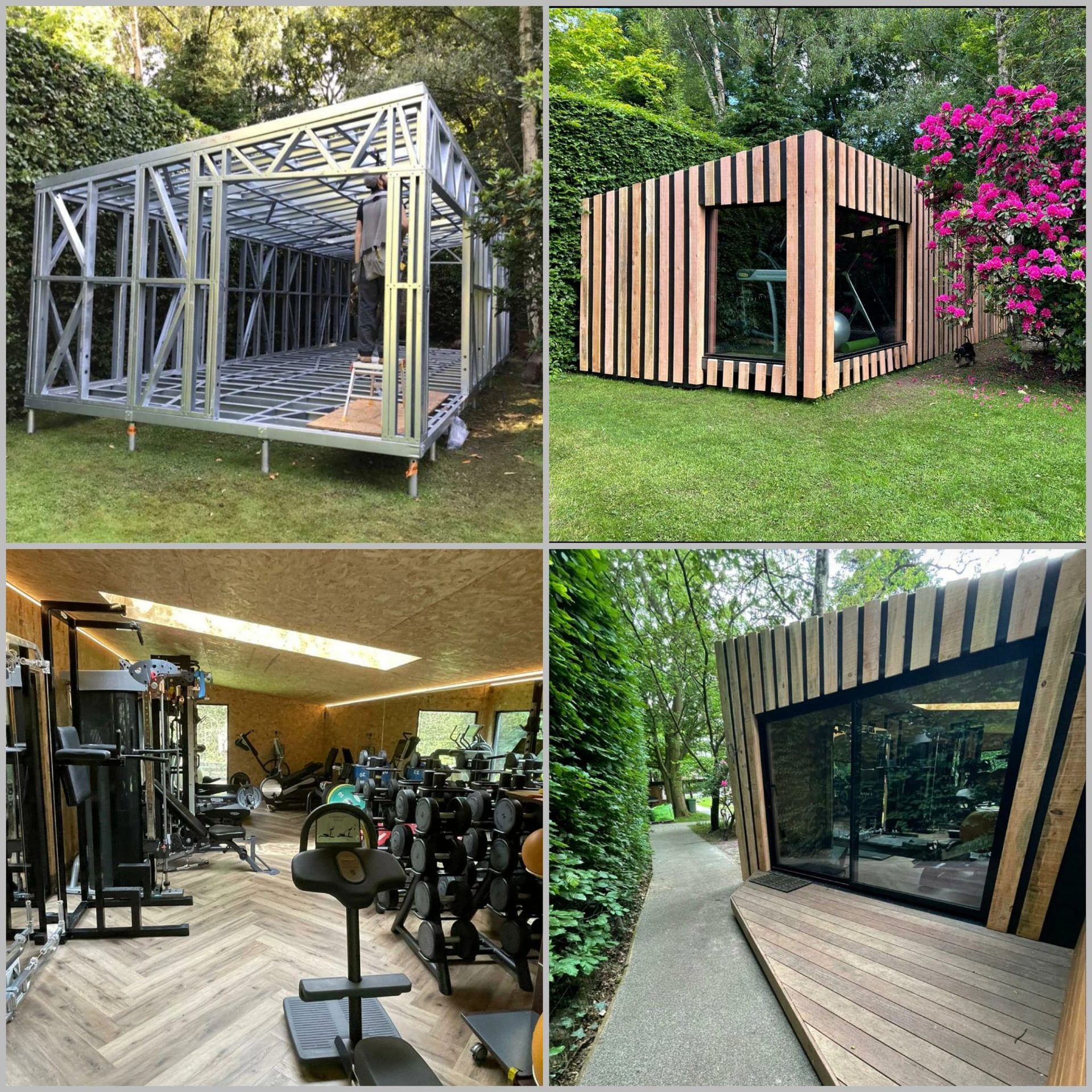 steel frame home gym glasgow by ISF Systems