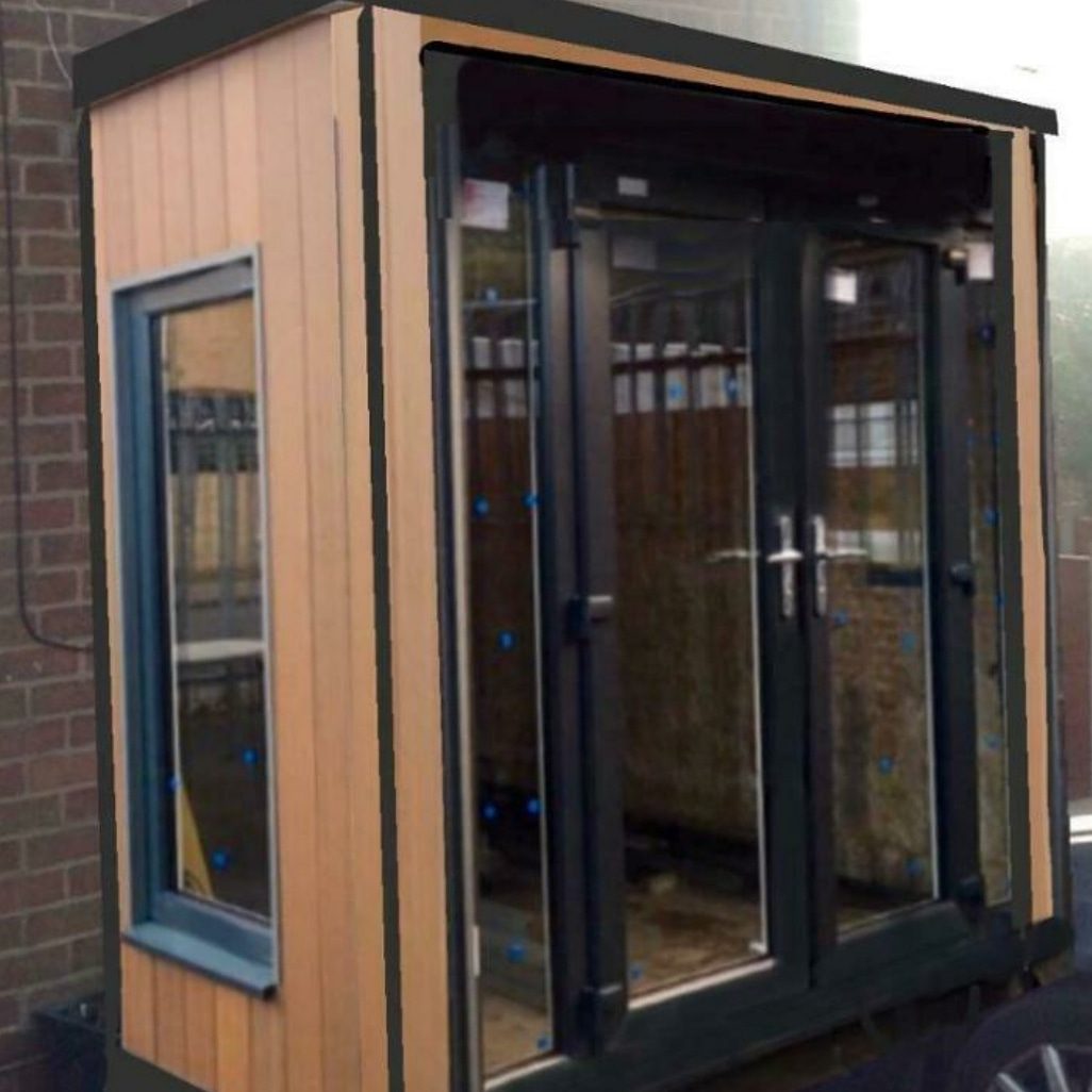 steel frame garden room glasgow by ISF Systems