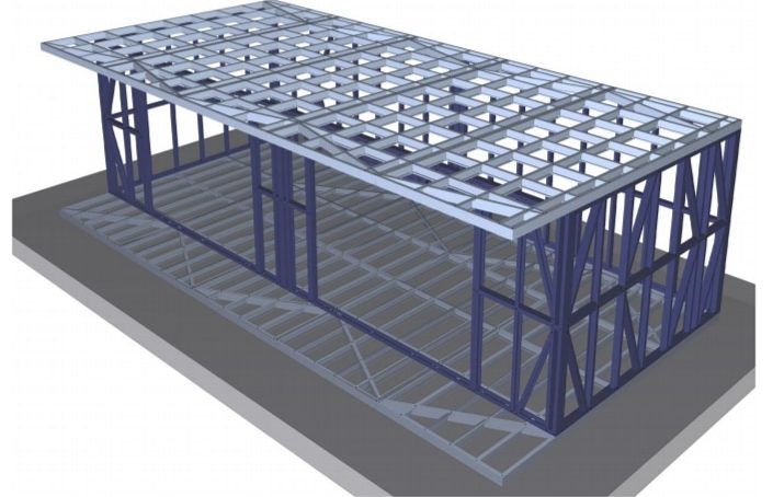 lgsf steel frame 3d design glasgow by ISF Systems