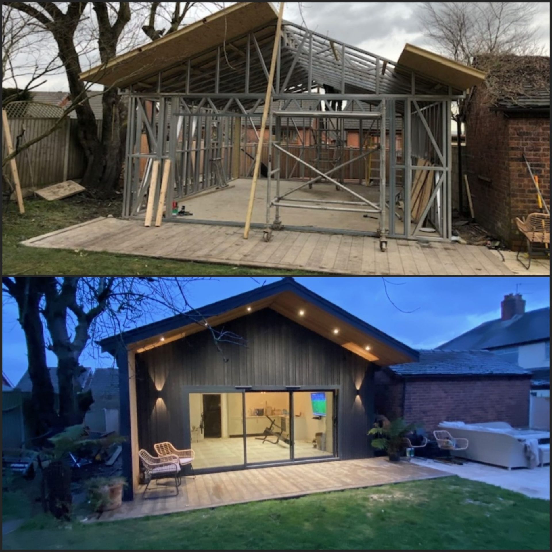 steel frame garden room glasgow by ISF Systems