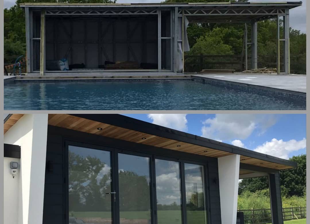 steel frame garden room glasgow by ISF Systems